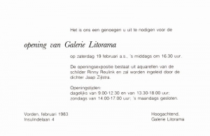 F0312 Opening Galerie Litorama 1983